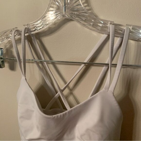 Lululemon Like a Cloud Longline Bra *Light Support, B/C Cup White - Picture 7 of 9